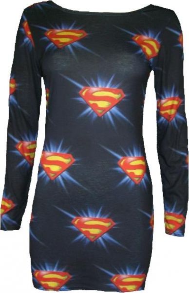 Vestido importado SUPERMAN