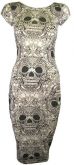 Vestido importado de caveira