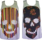 Camiseta importada de caveira